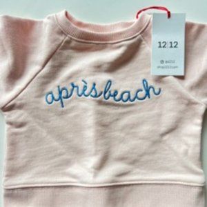 Organic Cotton Apres Beach Baby Sweatshirt 3-6 Months Shop 12 | 12